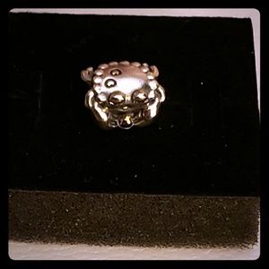 Authentic pandora happy crab with 14k pearl